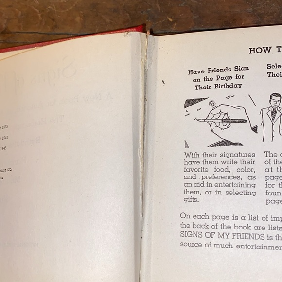 1945 Sign of My Friends horoscope book. - Picture 7 of 12